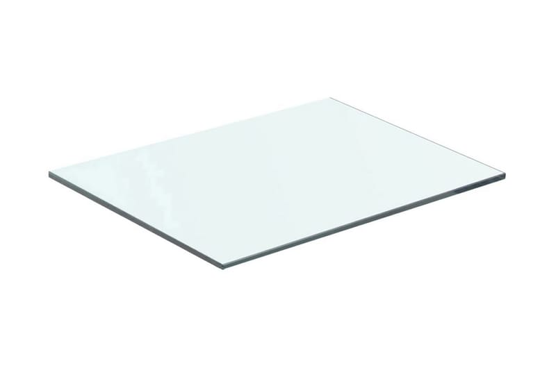 Hyllepanel klart glass 40x25 cm - Hylleplan & hyllekonsoll - Hylleplan til garderobe