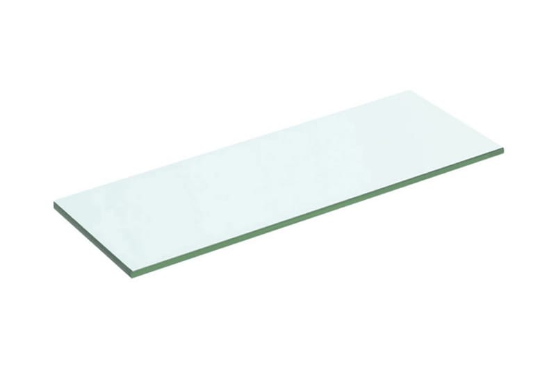 Hyllepanel klart glass 50x12 cm - Hylleplan & hyllekonsoll - Hylleplan til garderobe