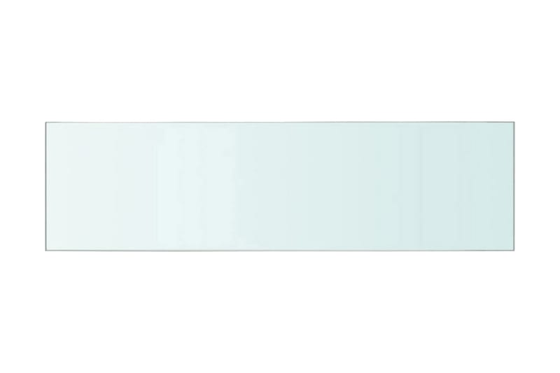 Hyllepanel klart glass 50x12 cm - Oppbevaring - Klesoppbevaring - Garderober & garderobesystem - Innredning garderobe - Hylleplan til garderobe