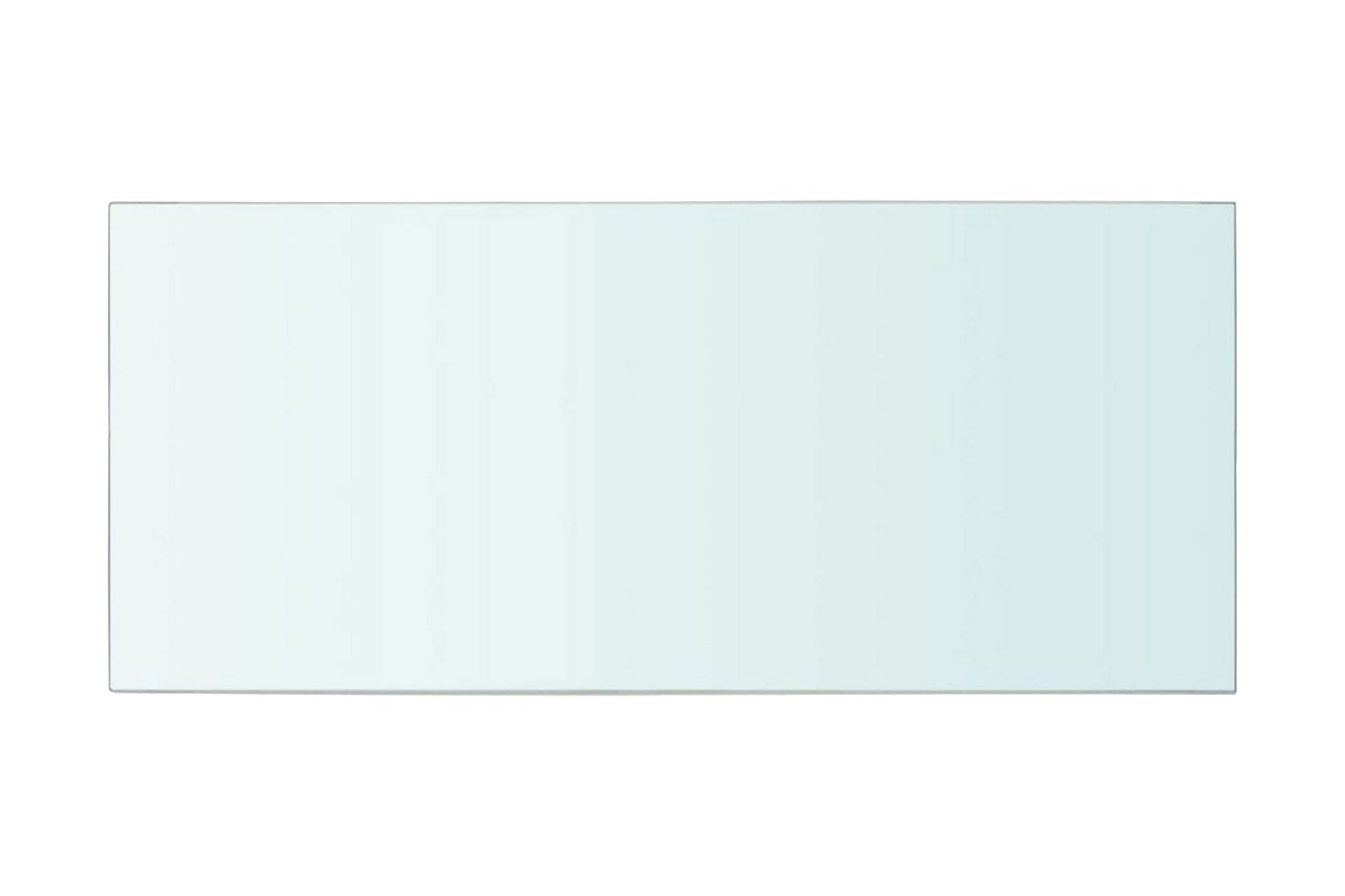 Hyllepanel klart glass 50x25 cm - Oppbevaring - Klesoppbevaring - Garderober & garderobesystem - Innredning garderobe - Hylleplan til garderobe