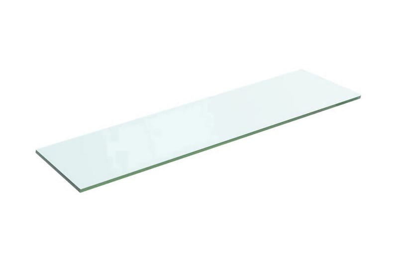 Hyllepanel klart glass 60x12 cm - Hylleplan til garderobe - Hylleplan & hyllekonsoll