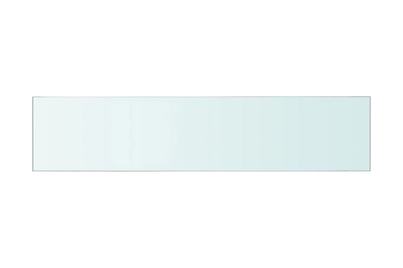 Hyllepanel klart glass 60x12 cm - Oppbevaring - Klesoppbevaring - Garderober & garderobesystem - Innredning garderobe - Hylleplan til garderobe