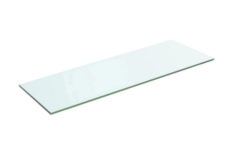 Hyllepanel klart glass 60x15 cm - Hylleplan & hyllekonsoll - Hylleplan til garderobe