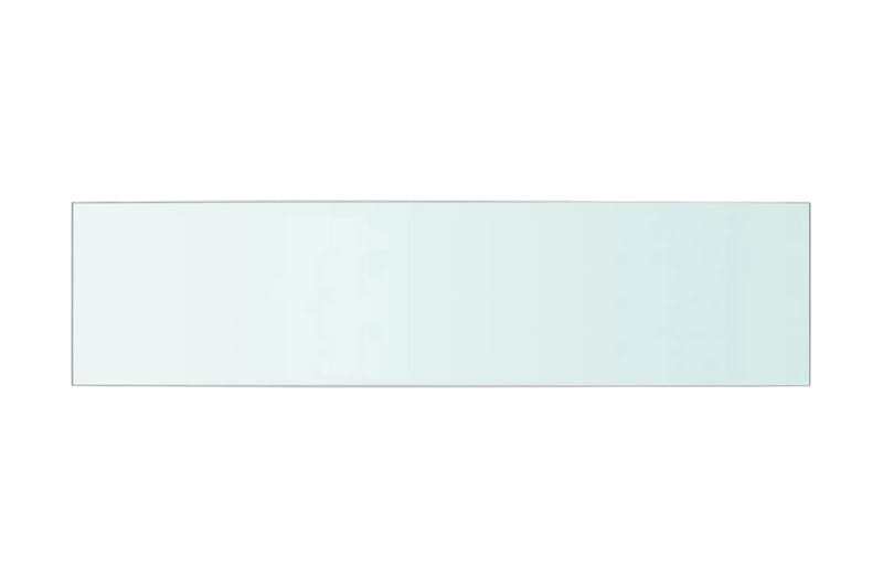 Hyllepanel klart glass 60x15 cm - Oppbevaring - Klesoppbevaring - Garderober & garderobesystem - Innredning garderobe - Hylleplan til garderobe