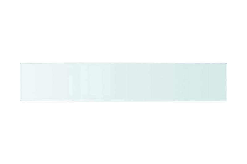 Hyllepanel klart glass 80x15 cm - Oppbevaring - Klesoppbevaring - Garderober & garderobesystem - Innredning garderobe - Hylleplan til garderobe