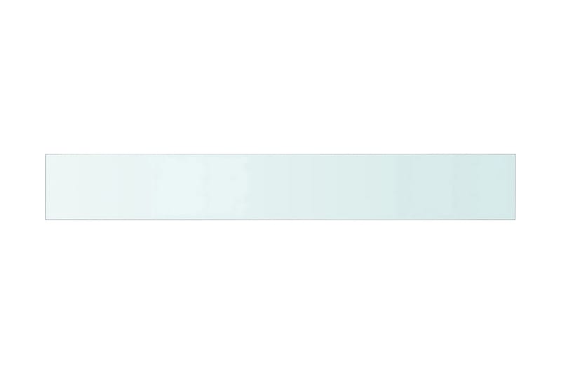 Hyllepanel klart glass 90x12 cm - Oppbevaring - Klesoppbevaring - Garderober & garderobesystem - Innredning garderobe - Hylleplan til garderobe