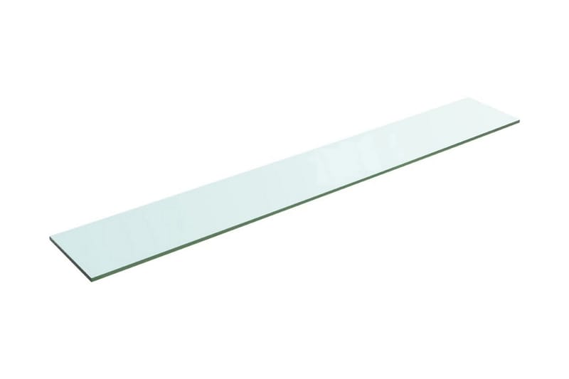 Hyllepaneler 2 stk klart glass 100x15 cm - Oppbevaring - Klesoppbevaring - Garderober & garderobesystem - Innredning garderobe - Hylleplan til garderobe
