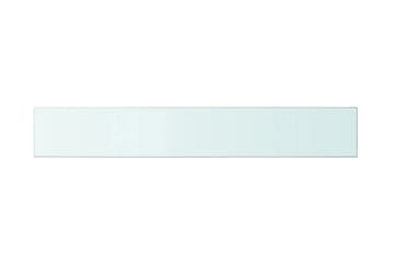 Hyllepaneler 2 stk klart glass 100x15 cm - Oppbevaring - Klesoppbevaring - Garderober & garderobesystem - Innredning garderobe - Hylleplan til garderobe