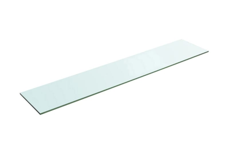 Hyllepaneler 2 stk klart glass 100x20 cm - Oppbevaring - Klesoppbevaring - Garderober & garderobesystem - Innredning garderobe - Hylleplan til garderobe