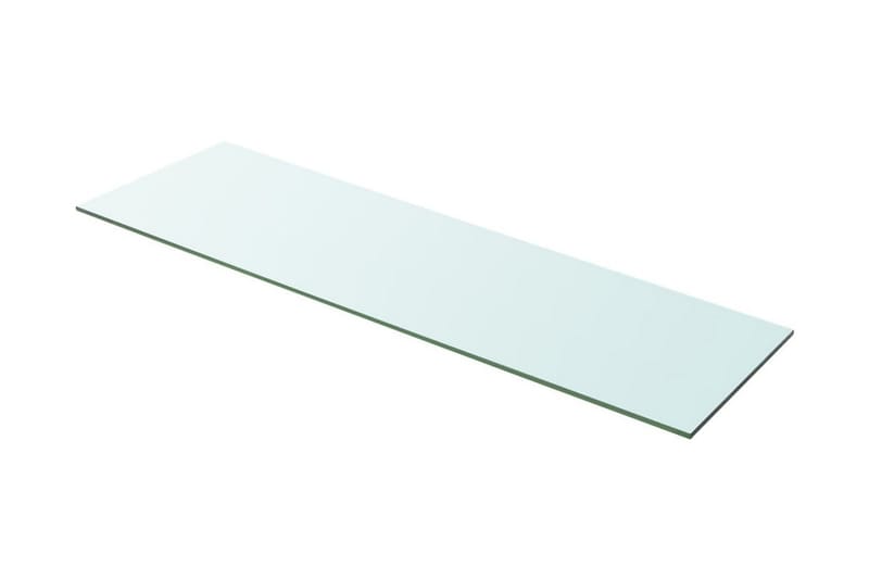 Hyllepaneler 2 stk klart glass 100x30 cm - Oppbevaring - Klesoppbevaring - Garderober & garderobesystem - Innredning garderobe - Hylleplan til garderobe