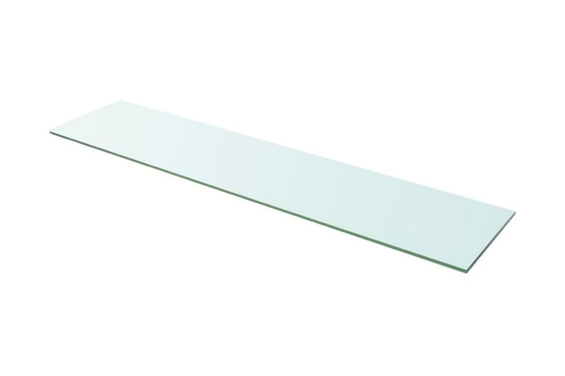 Hyllepaneler 2 stk klart glass 110x25 cm - Oppbevaring - Klesoppbevaring - Garderober & garderobesystem - Innredning garderobe - Hylleplan til garderobe