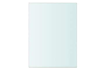 Hyllepaneler 2 stk klart glass 20x15 cm - Oppbevaring - Klesoppbevaring - Garderober & garderobesystem - Innredning garderobe - Hylleplan til garderobe
