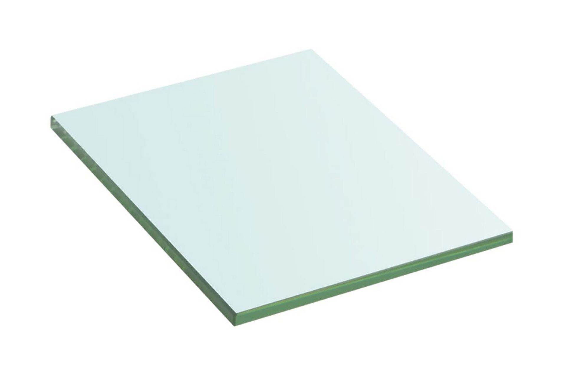 Hyllepaneler 2 stk klart glass 20x15 cm - Oppbevaring - Klesoppbevaring - Garderober & garderobesystem - Innredning garderobe - Hylleplan til garderobe