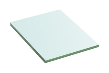 Hyllepaneler 2 stk klart glass 20x15 cm - Oppbevaring - Klesoppbevaring - Garderober & garderobesystem - Innredning garderobe - Hylleplan til garderobe
