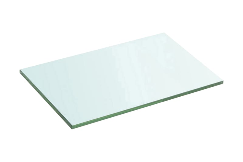 Hyllepaneler 2 stk klart glass 20x25 cm - Oppbevaring - Klesoppbevaring - Garderober & garderobesystem - Innredning garderobe - Hylleplan til garderobe