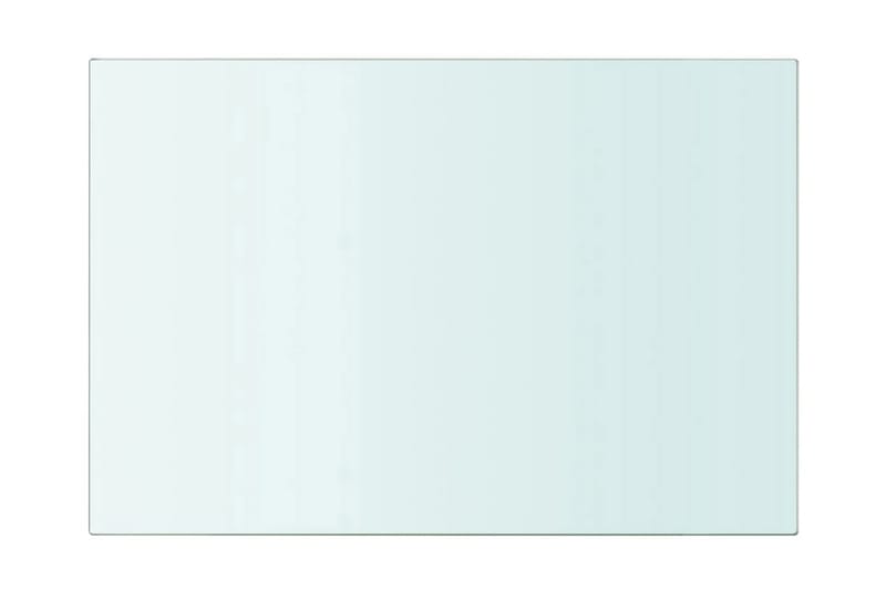 Hyllepaneler 2 stk klart glass 20x25 cm - Oppbevaring - Klesoppbevaring - Garderober & garderobesystem - Innredning garderobe - Hylleplan til garderobe