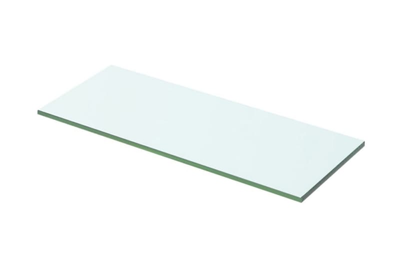 Hyllepaneler 2 stk klart glass 50x15 cm - Oppbevaring - Klesoppbevaring - Garderober & garderobesystem - Innredning garderobe - Hylleplan til garderobe