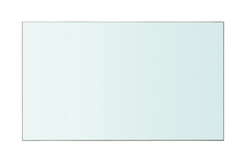 Hyllepaneler 2 stk klart glass 50x30 cm - Oppbevaring - Klesoppbevaring - Garderober & garderobesystem - Innredning garderobe - Hylleplan til garderobe