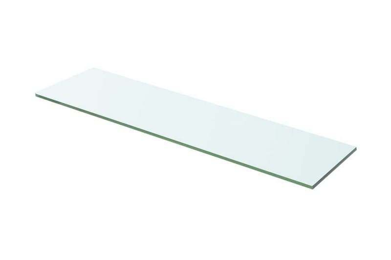 Hyllepaneler 2 stk klart glass 60x12 cm - Oppbevaring - Klesoppbevaring - Garderober & garderobesystem - Innredning garderobe - Hylleplan til garderobe