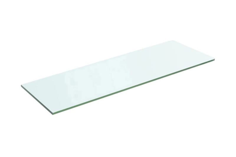 Hyllepaneler 2 stk klart glass 60x15 cm - Oppbevaring - Klesoppbevaring - Garderober & garderobesystem - Innredning garderobe - Hylleplan til garderobe
