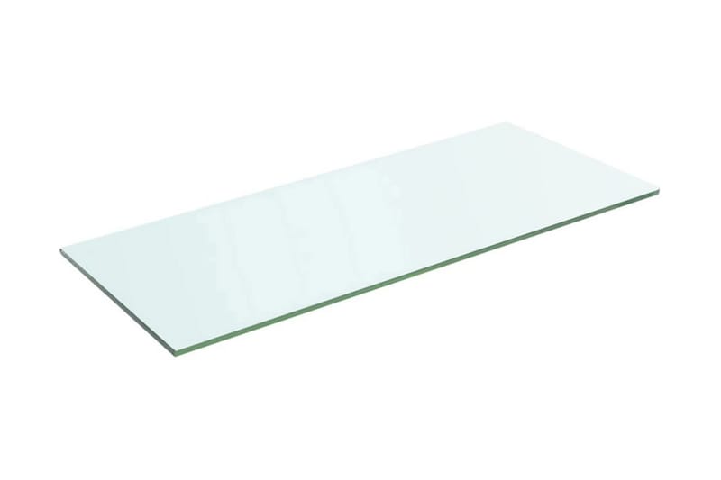 Hyllepaneler 2 stk klart glass 60x20 cm - Oppbevaring - Klesoppbevaring - Garderober & garderobesystem - Innredning garderobe - Hylleplan til garderobe