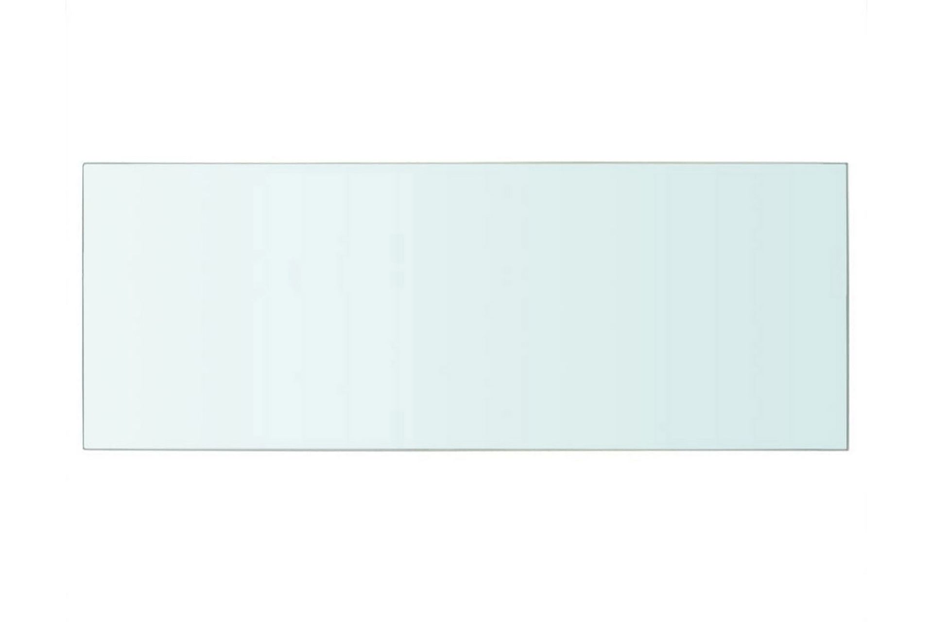Hyllepaneler 2 stk klart glass 60x25 cm - Oppbevaring - Klesoppbevaring - Garderober & garderobesystem - Innredning garderobe - Hylleplan til garderobe