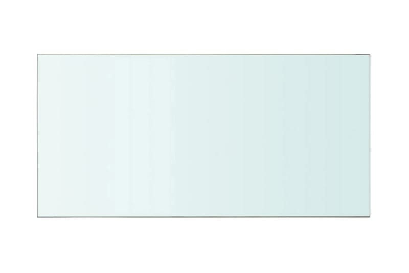 Hyllepaneler 2 stk klart glass 60x30 cm - Oppbevaring - Klesoppbevaring - Garderober & garderobesystem - Innredning garderobe - Hylleplan til garderobe