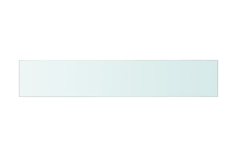 Hyllepaneler 2 stk klart glass 70x12 cm - Oppbevaring - Klesoppbevaring - Garderober & garderobesystem - Innredning garderobe - Hylleplan til garderobe