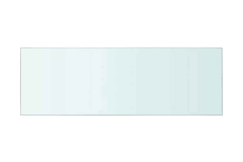 Hyllepaneler 2 stk klart glass 70x25 cm - Oppbevaring - Klesoppbevaring - Garderober & garderobesystem - Innredning garderobe - Hylleplan til garderobe