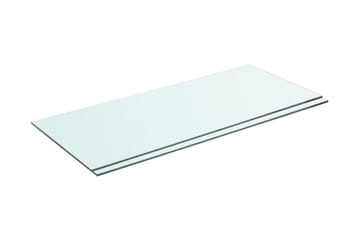 Hyllepaneler 2 stk klart glass 70x30 cm - Oppbevaring - Klesoppbevaring - Garderober & garderobesystem - Innredning garderobe - Hylleplan til garderobe