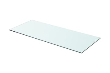 Hyllepaneler 2 stk klart glass 70x30 cm - Oppbevaring - Klesoppbevaring - Garderober & garderobesystem - Innredning garderobe - Hylleplan til garderobe