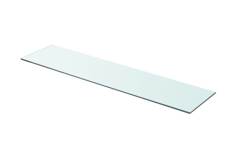 Hyllepaneler 2 stk klart glass 90x20 cm - Oppbevaring - Klesoppbevaring - Garderober & garderobesystem - Innredning garderobe - Hylleplan til garderobe