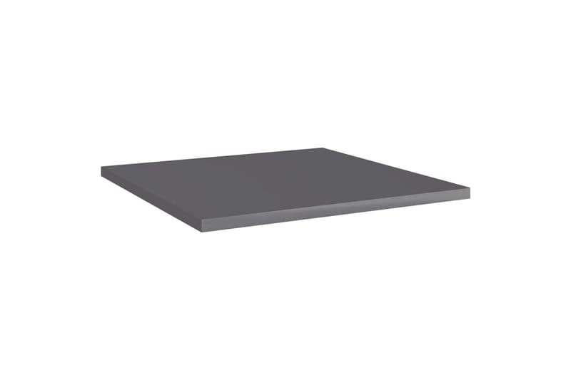 Hylleplater 8 stk høyglans grå 40x40x1,5 cm sponplate - Grå - Oppbevaring - Klesoppbevaring - Garderober & garderobesystem - Innredning garderobe - Hylleplan til garderobe