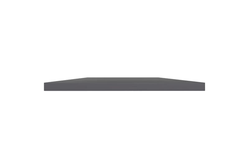 Hylleplater 8 stk høyglans grå 40x40x1,5 cm sponplate - Grå - Oppbevaring - Klesoppbevaring - Garderober & garderobesystem - Innredning garderobe - Hylleplan til garderobe