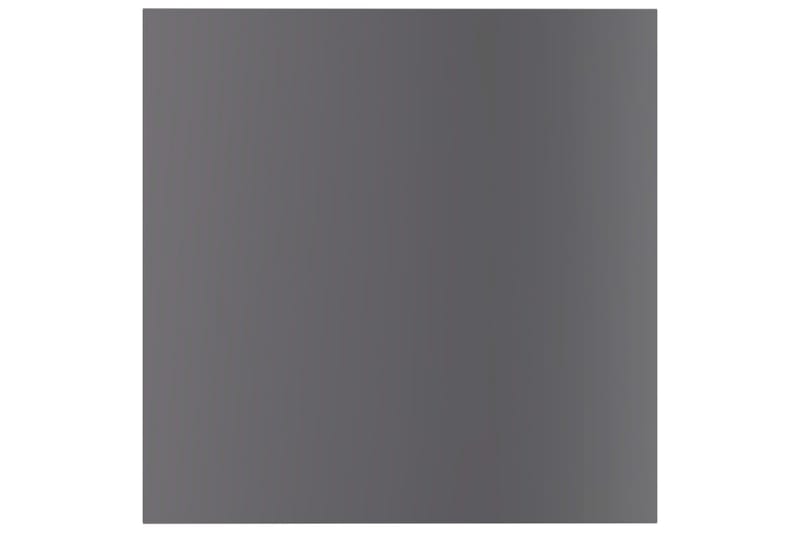 Hylleplater 8 stk høyglans grå 40x40x1,5 cm sponplate - Grå - Oppbevaring - Klesoppbevaring - Garderober & garderobesystem - Innredning garderobe - Hylleplan til garderobe