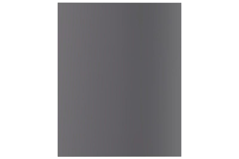 Hylleplater 8 stk høyglans grå 40x50x1,5 cm sponplate - Grå - Oppbevaring - Klesoppbevaring - Garderober & garderobesystem - Innredning garderobe - Hylleplan til garderobe