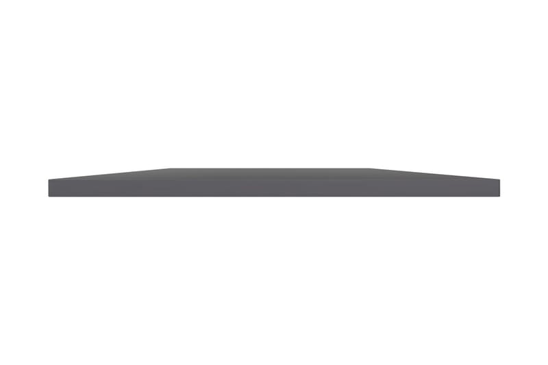 Hylleplater 8 stk høyglans grå 40x50x1,5 cm sponplate - Grå - Oppbevaring - Klesoppbevaring - Garderober & garderobesystem - Innredning garderobe - Hylleplan til garderobe