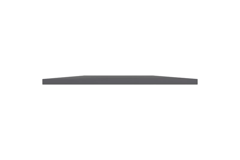 Hylleplater 8 stk høyglans grå 60x50x1,5 cm sponplate - Grå - Oppbevaring - Klesoppbevaring - Garderober & garderobesystem - Innredning garderobe - Hylleplan til garderobe