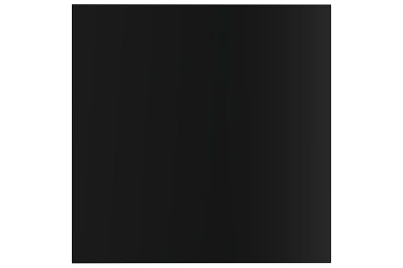 Hylleplater 8 stk høyglans svart 40x40x1,5 cm sponplate - Svart - Hylleplan & hyllekonsoll - Hylleplan til garderobe
