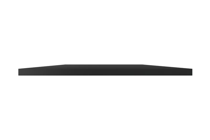 Hylleplater 8 stk høyglans svart 40x50x1,5 cm sponplate - Svart - Oppbevaring - Klesoppbevaring - Garderober & garderobesystem - Innredning garderobe - Hylleplan til garderobe