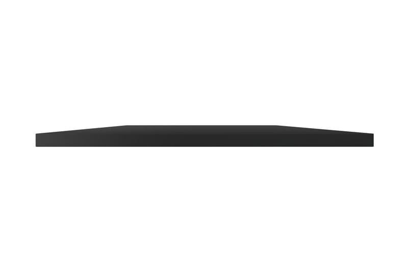 Hylleplater 8 stk høyglans svart 40x50x1,5 cm sponplate - Svart - Hylleplan & hyllekonsoll - Hylleplan til garderobe