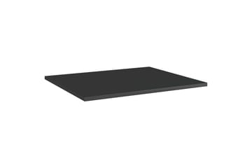 Hylleplater 8 stk høyglans svart 60x50x1,5 cm sponplate - Svart - Oppbevaring - Klesoppbevaring - Garderober & garderobesystem - Innredning garderobe - Hylleplan til garderobe