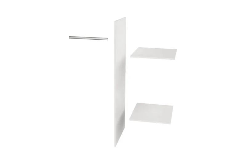 Varius Garderobe 2 Dører 2 Skuffer, Hvit