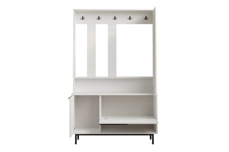 Liyakat Gangmøbel - Hvit - Oppbevaring - Klesoppbevaring - Garderober & garderobesystem - Innredning garderobe - Kurvstativ