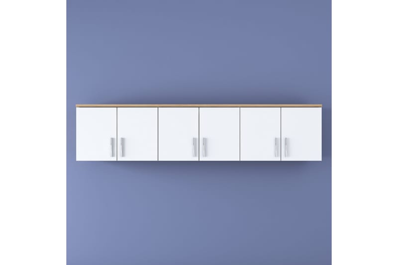 Lukkha Gangmøbel - Valnøtt/Hvit - Oppbevaring - Klesoppbevaring - Garderober & garderobesystem - Innredning garderobe - Kurvstativ