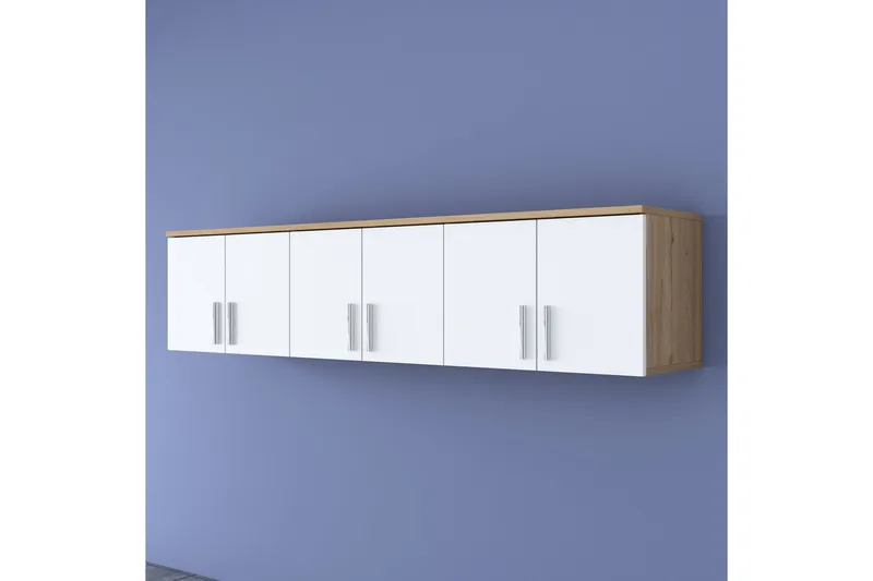 Lukkha Gangmøbel - Valnøtt/Hvit - Oppbevaring - Klesoppbevaring - Garderober & garderobesystem - Innredning garderobe - Kurvstativ