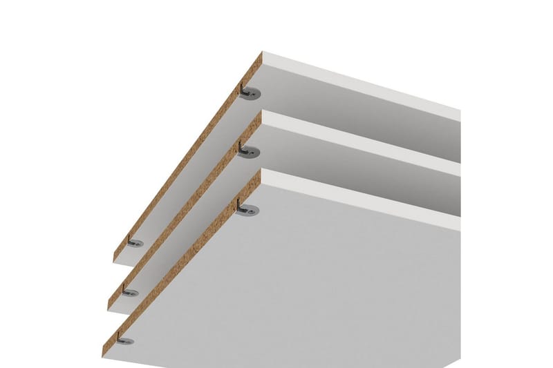 Vanish Hylleknekt 47x55 cm - Hvit - Oppbevaring - Klesoppbevaring - Garderober & garderobesystem - Innredning garderobe - Hyllekonsoll til garderobe