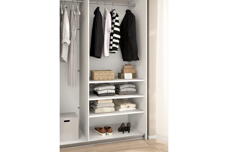 Vanish Hylleknekt 71x55 cm - Hvit - Oppbevaring - Klesoppbevaring - Garderober & garderobesystem - Innredning garderobe - Hyllekonsoll til garderobe