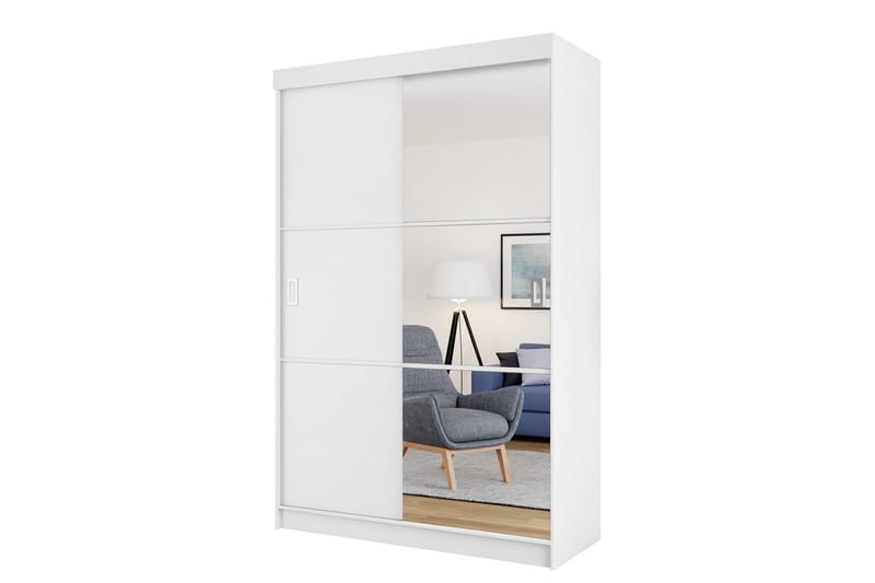 Isolaz Garderobeskap Med Speil 138x205 cm - Oppbevaring - Klesoppbevaring - Garderober & garderobesystem