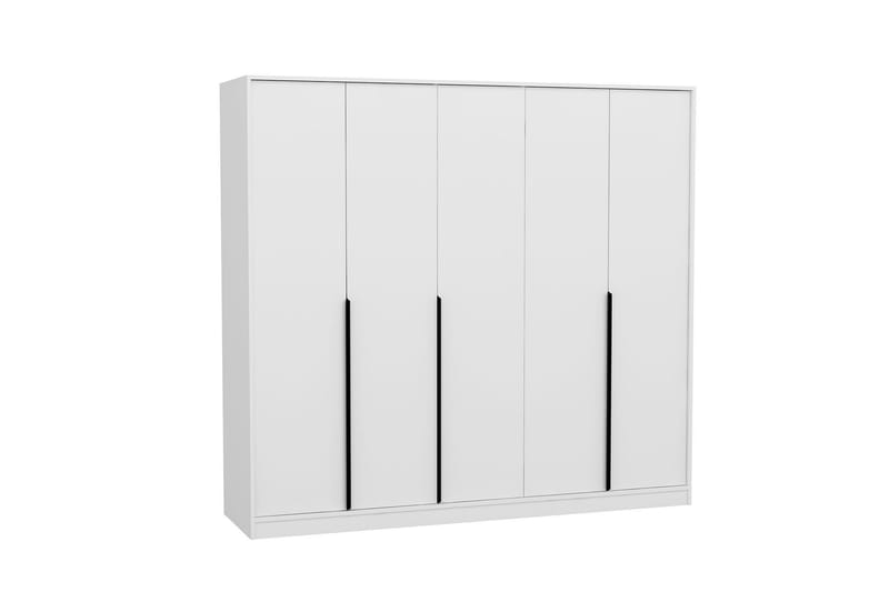 Jarlech Garderobe 60x210 cm - Hvit - Oppbevaring - Klesoppbevaring - Garderober & garderobesystem
